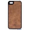 Чехол пластиковый Merc fabric Solid для iPhone 5, 5S светло-коричневый