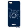 Чехол пластиковый Merc printed Drum kit для iPhone 5, 5S синий