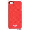 Чехол пластиковый Merc printed Polkerdot для iPhone 5, 5S красный