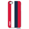 Чехол пластиковый Merc printed Stripes для iPhone 5 краcный/белый/синий