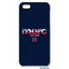 Чехол пластиковый Merc printed Union Jack in Merc logo для iPhone 5, 5S синий