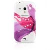 Чехол для Galaxy SIII Mini, WHITE DIAMONDS, GS3 Liquids Pink, пластик, украшен кристаллами Swarovski, розовый. (WD-2220LIQ41)
