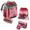 Ранец школьный Country Love PREMIUM с аксессуарами, 5 предметов, красный/розовый, Sammies by Samsonite (H-102444)