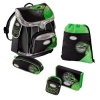 Ранец школьный Green Mamba PREMIUM с аксессуарами, 5 предметов, зеленый/черный Sammies by Samsonite (H-102466)