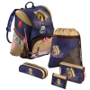 Ранец школьный Rodeo Horse TOUCH с аксессуарами, 5 предметов, синий/песочный, Step by Step (H-102550)