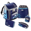 Ранец школьный Goal Kick PREMIUM с аксессуарами, 5 предметов, синий/голубой, Sammies by Samsonite (H-103127)