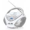 Аудиомагнитола BBK BX108U белый/серый 4Вт/CD/CDRW/MP3/FM(an)/USB/SD