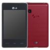 Мобильный телефон LG T375 белый/красный моноблок 2Sim 3.2" WiFi BT