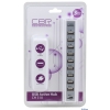 Концентратор USB 2.0 CBR  CH-310, активный, 10 портов, USB 2.0/220В,