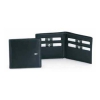 Кошелек мужской, с 8 внут.отделениями для кр/карт , 11*9.5см, натуральная кожа, черный (TS-523-038)