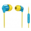 Наушники с микрофоном Philips SHE3575YB/10 желтый/синий 1,2м