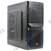 Miditower Aerocool <V3X Advanced (Evil) Blue Edition> Black  ATX  без  БП