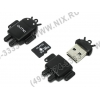 Qumo Fundroid <QM32GCR-MSD10-FD-BLK> MicroSDHC Memory Card 32GbClass10 + USB  microSD Reader