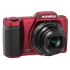 PhotoCamera Olympus SZ-15 red 16Mpix Zoom24x 3" 720p SDHC CCD IS opt+el Li-Ion  (V102110RE000)