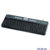 Клавиатура Genius SlimStar 310 PS/2, тонкая, Multimedia, 14 горячих клавиш черная