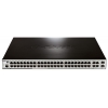 Коммутатор D-Link DES-3200-52P/C1A 48x100Mb 2G 48PoE 370W управляемый