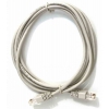 Кабель Патч-корд Lanmaster UTP LAN-45-45-5.0-GY вилка RJ-45-вилка RJ-45 кат.5е 5м серый ПВХ