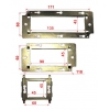 Суппорт Lanmaster LAN-MF45X45 1xMosaic металлический упак:1шт