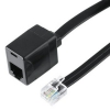 Кабель телефонный 6p6c (m-f) удлинительный, 20.0 м, черный, Hama     [ObT] (H-44923)