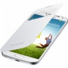 Чехол Samsung для GT-I9500 Galaxy S4 EF-CI950BWE белый S-View (EF-CI950BWEGRU)