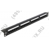 Patch Panel 19" 1U UTP 24 port кат.5e 5bites <LY-PP5-07>разъём  KRONE&110 (dual IDC)