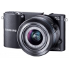 PhotoCamera Samsung NX1100 KIT black 20.3Mpix 20-50мм 3" 1080p SDHC CMOS IS opt VF RAW HDMI Комплект с объективомLi-Ion  (EV-NX1100BABRU)