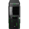 Корпус Aerocool [PGS-V] V3X Advance чёрно-зелёный , ATX, без БП, 1х USB 3.0 + 1х USB 2.0, в комплекте 1х 120мм green LED + 1x 80мм black fan. (4710700957356)