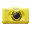PhotoCamera Nikon CoolPix S31+рюкзак yellow 10Mpix Zoom3x 2.7" 720p 26Mb SDHC CCD IS el KPr/DPr/WPr/защищеннаяEN-EL12  (VNA324K001)