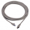 Кабель Патч-корд Molex PCD-01009-0E вилка RJ-45-вилка RJ-45 кат.5е 5м серый LSZH (уп.:1шт)
