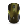Мышь Logitech M525 зеленый/черный оптическая (1000dpi) беспроводная USB для ноутбука (2but) (910-002604)