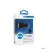Автомобильное зарядное устройство Deppa  2 USB 2,1А, дата-кабель micro USB, черный (11206) (11206)