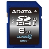 Флеш карта SDHC 8Gb Class10 A-Data ASDH8GUICL10-R Ultra speed