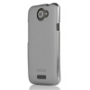 Чехол Incipio для HTC One X Feather Shine серебряный/прозрачный (HT-277)