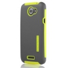 Чехол Incipio для HTC One X Silicrylic темно-серый/желтый (HT-285)