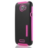 Чехол Incipio для HTC One X Silicrylic черный/неоновый розовый (HT-284)