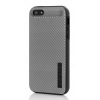 Чехол Incipio для iPhone 5 Dual PRO CF Silver/Black Silicone (IPH-914)