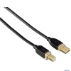 Кабель Hama  USB 2.0 A-B (m-m), 1.8 м, позолоченные контакты H-46771