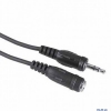 Кабель Hama  3.5 мм Jack удлинительный (m-f), стерео, 2.5 м, черный H-30448