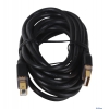 Кабель Hama USB 2.0 A-B (m-m), 3.0 м, позолоченные контакты H-46772