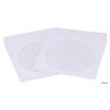 Конверты для CD/DVD, бумажные с прозрачным окошком, 50 шт, белый, Hama H-49994