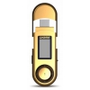 Плеер Flash Digma U1 4Gb золотистый 1" FM Dic MicroSDHC HedPh WMA \MP3\WMA\WAV\USB direct\rubber case
