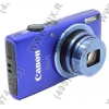 Canon IXUS 135 <Blue> (16Mpx, 28-224mm, 8x, F3.2-6.9, JPG, SDHC/SDXC, 2.7", USB2.0,  AV,  WiFi,  Li-Ion)