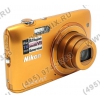 Nikon CoolPix S3500 <Orange> (20.1Mpx, 26-182mm, 7x, F3.4-6.4, JPG, SDXC, 2.7",  USB2.0, AV, Li-Ion)