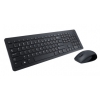 Клавиатура + мышь Dell KM632 клав:черный мышь:черный/оранжевый USB беспроводная slim Multimedia (580-18076)