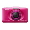 PhotoCamera Nikon CoolPix S31+рюкзак pink 10Mpix Zoom3x 2.7" 720p 26Mb SDHC CCD IS el KPr/DPr/WPr/защищеннаяEN-EL12  (VNA321K001)