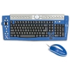 THERMALTAKE OFFICE KEYBOARD&MOUSE XASER EDITION <A1807-BLUE> (Кл-ра M/MEDIA,ROLL,PS/2+Мышь OPTICAL,3кн.,ROLL,USB)