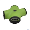 Концентратор USB 2.0 CBR CH-100 Green (4 порта) (CH 100 Green)