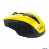 Мышь CBR CM-547 Yellow, оптика, 2,4Ггц, 2400dpi, эргон, 2 доп.кл (CM 547 Yellow)