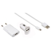 Зарядное устройство Picco для micro USB-устройств + кабель USB - micro USB(p-p) 230В + автомобильный адаптер 12V, черный, Hama     [ObG] (H-102005)