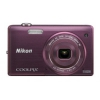 PhotoCamera Nikon CoolPix S5200 purpul 16Mpix Zoom6x 3" 1080p 25Mb SDHC CMOS IS WiFi EN-EL19  (VNA284E1)